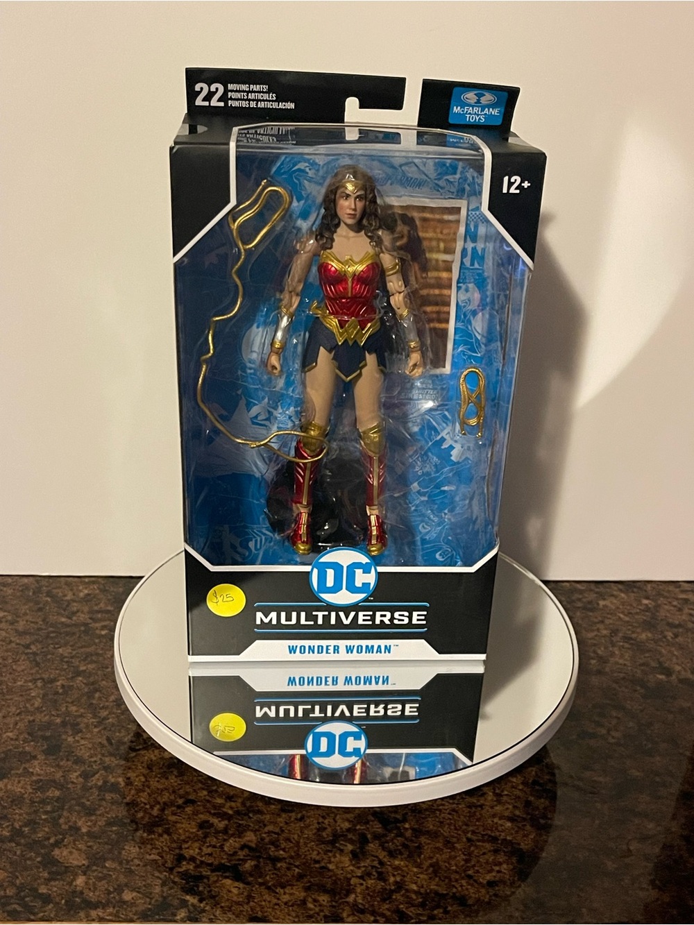 DC Multiverse Wonder Woman Figure - Red, Blue, Gold